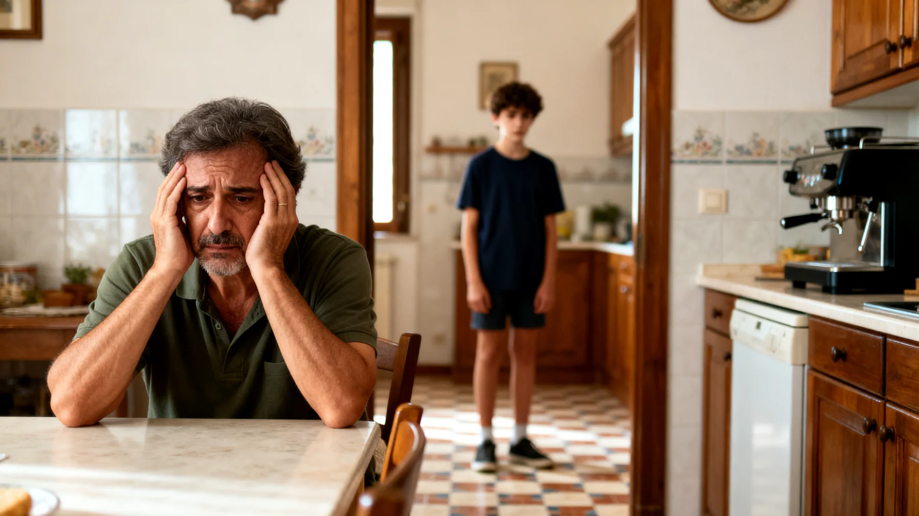 Genitori che faticano a stabilire confini chiari con i propri figli adolescenti per timore di provocare conflitti, perdere il loro affetto o essere giudicati troppo severi, creando così dinamiche relazionali poco equilibrate"